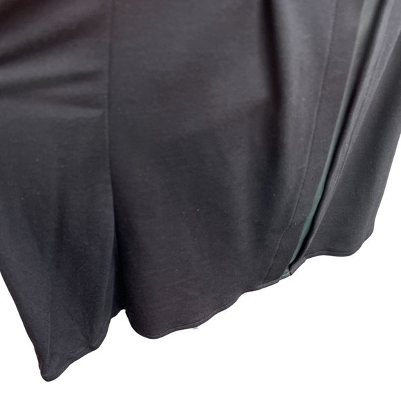 Lysse Sleeveless V-Neck Faux Leather Insert Pullover Tunic Top0 Black Size Small - Picture 6 of 11